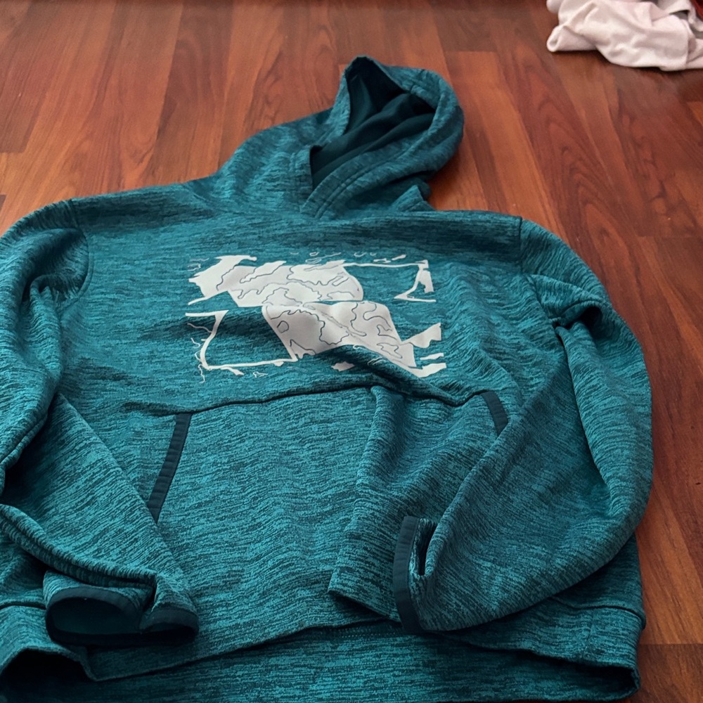Under Armour Teal Fleece Hoodie